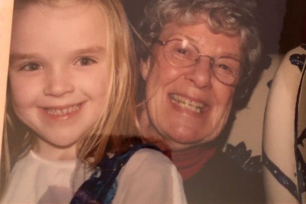 little girl with her grandma