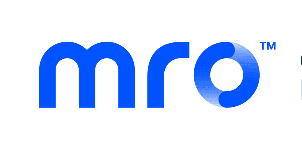 MRO Logo in blue gradient