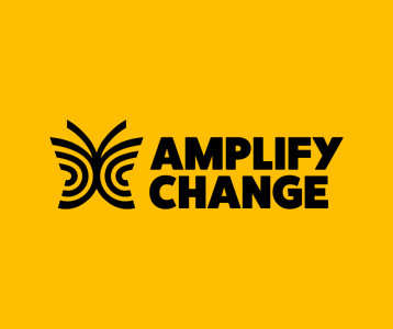Our Client, logo Amplify Change